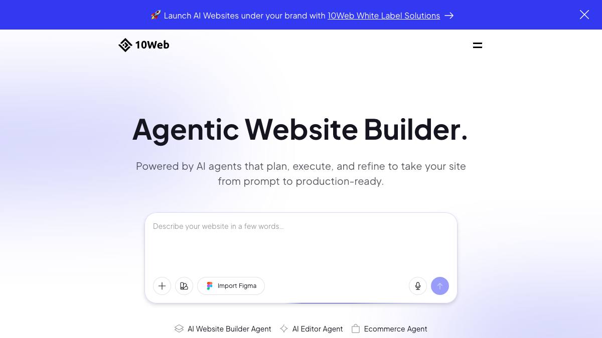 10Web screenshot