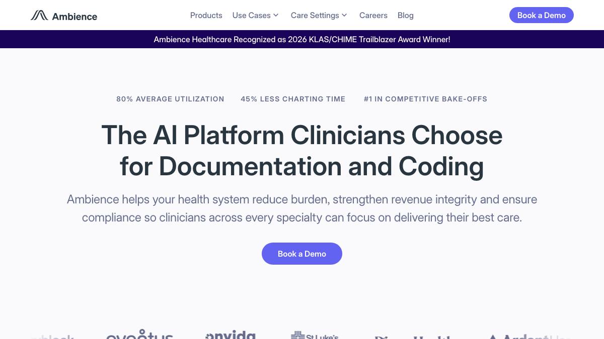 Ambience Healthcare screenshot