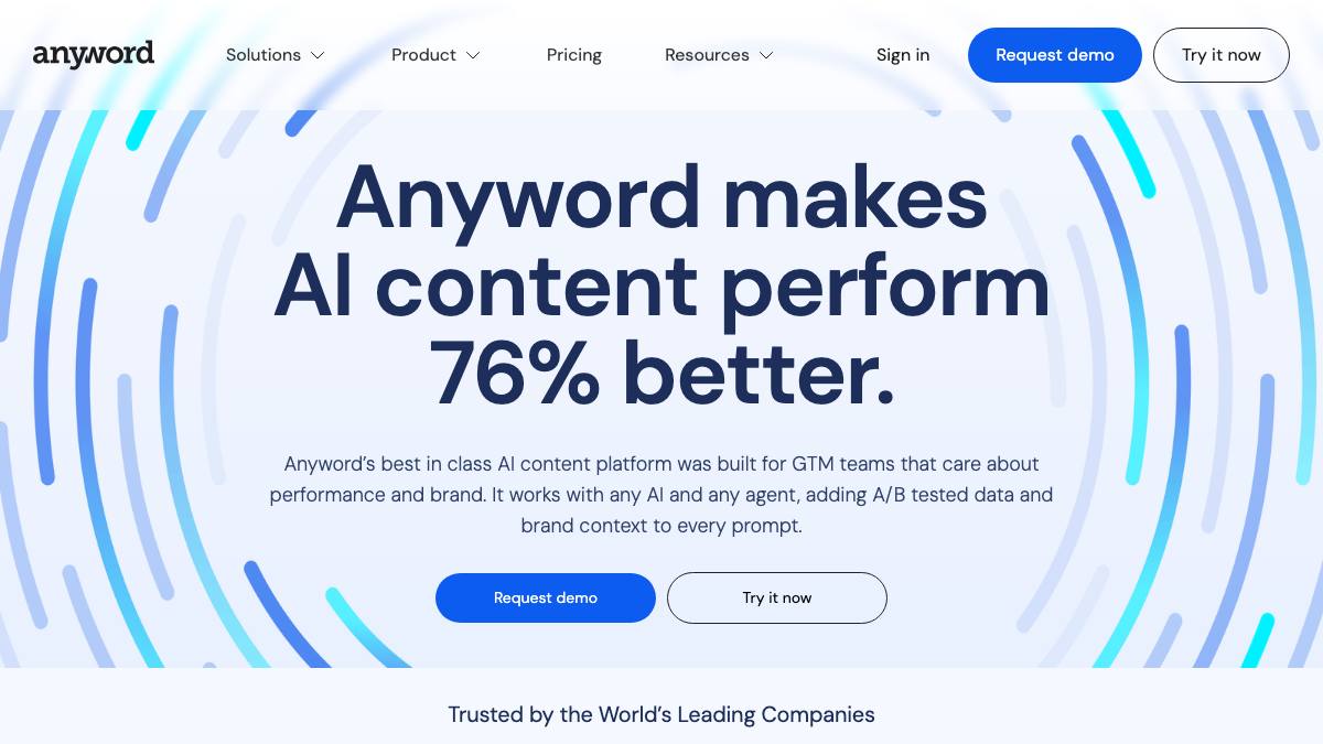 Anyword screenshot