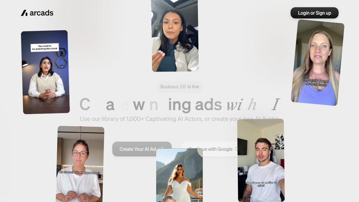 Arcads screenshot