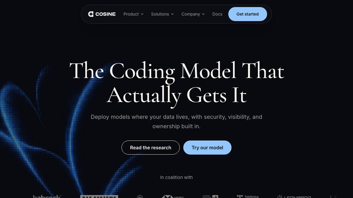 Cosine screenshot