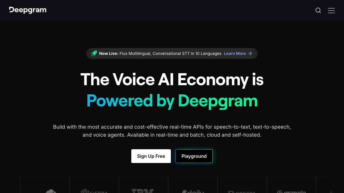 Deepgram screenshot