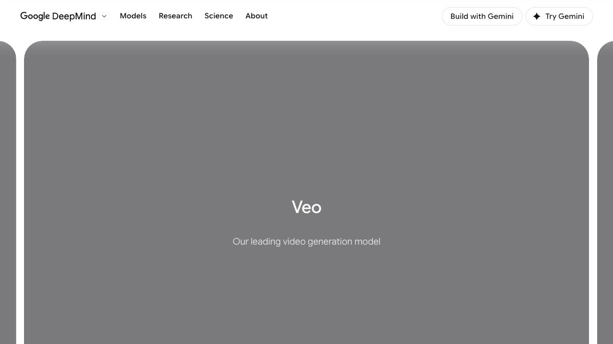 Google Veo screenshot