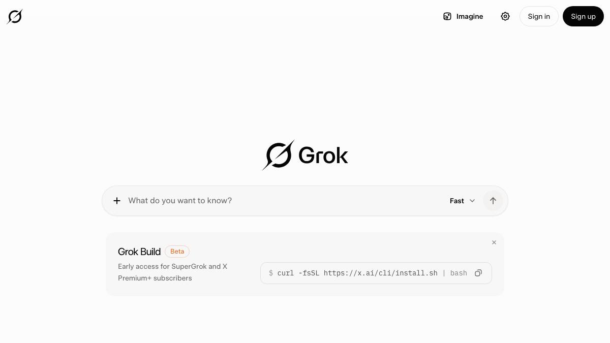 Grok screenshot