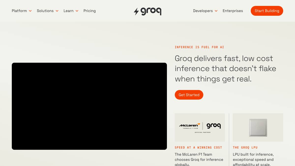 Groq screenshot