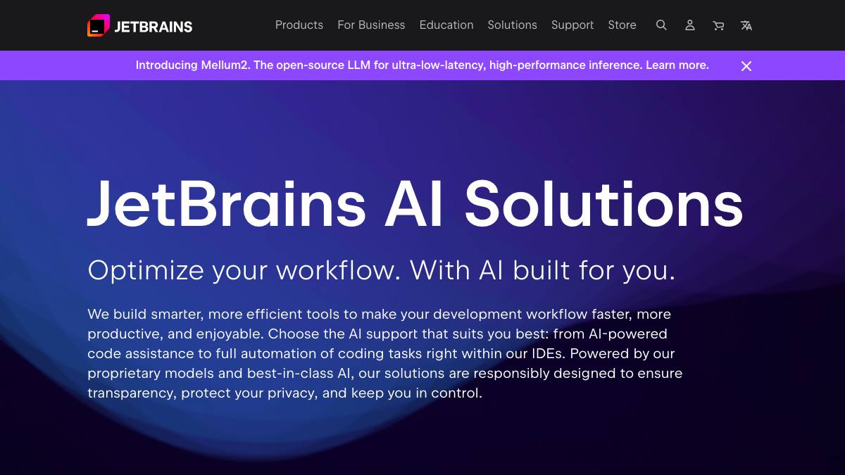 JetBrains AI screenshot