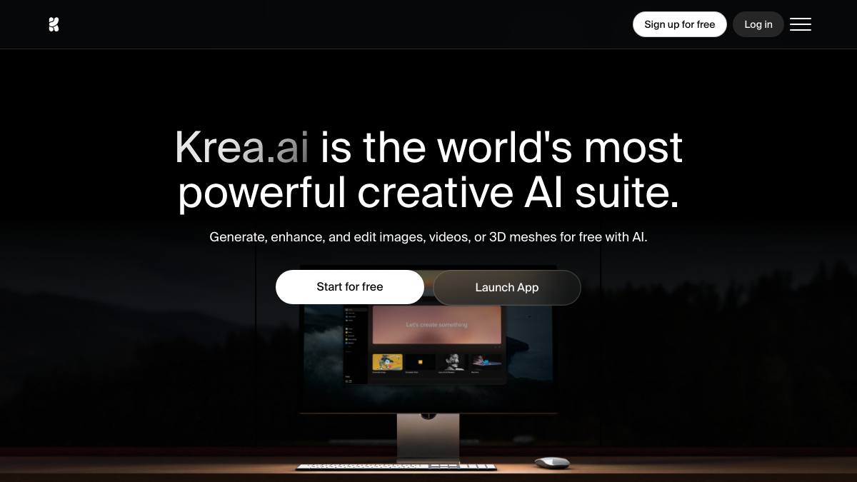 Krea screenshot