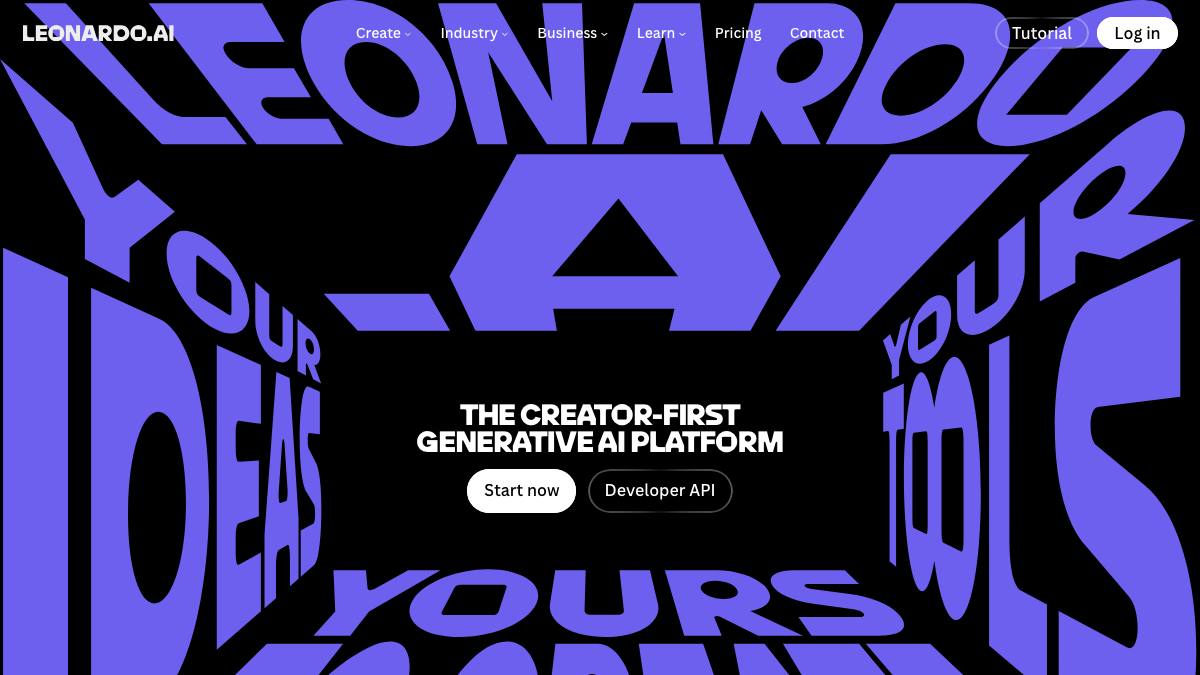 Leonardo AI screenshot