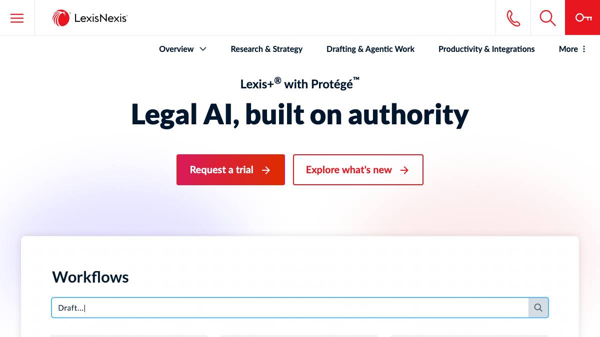 Lexis+ AI screenshot