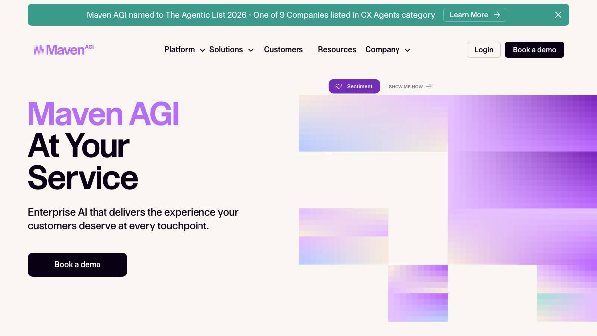 Maven AGI screenshot