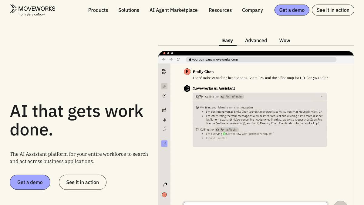 Moveworks screenshot