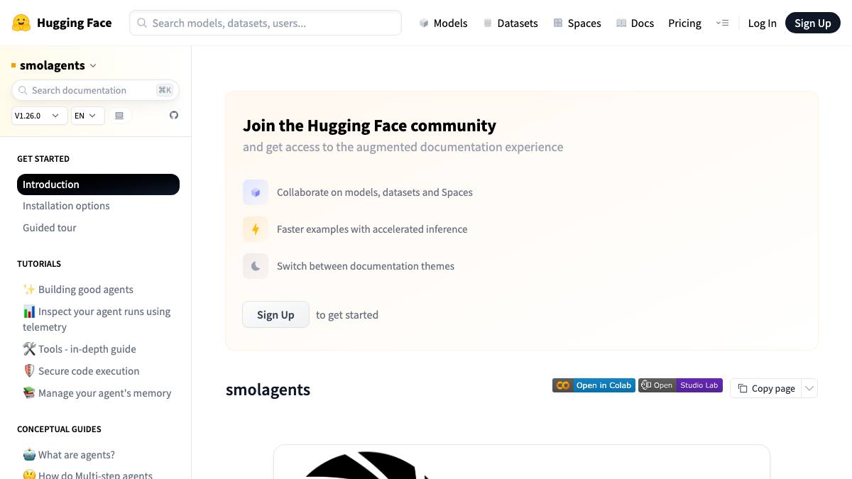 smolagents screenshot