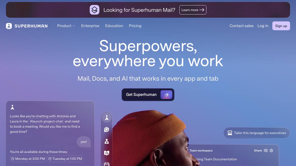Superhuman screenshot