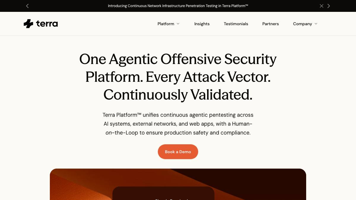 Terra Security screenshot