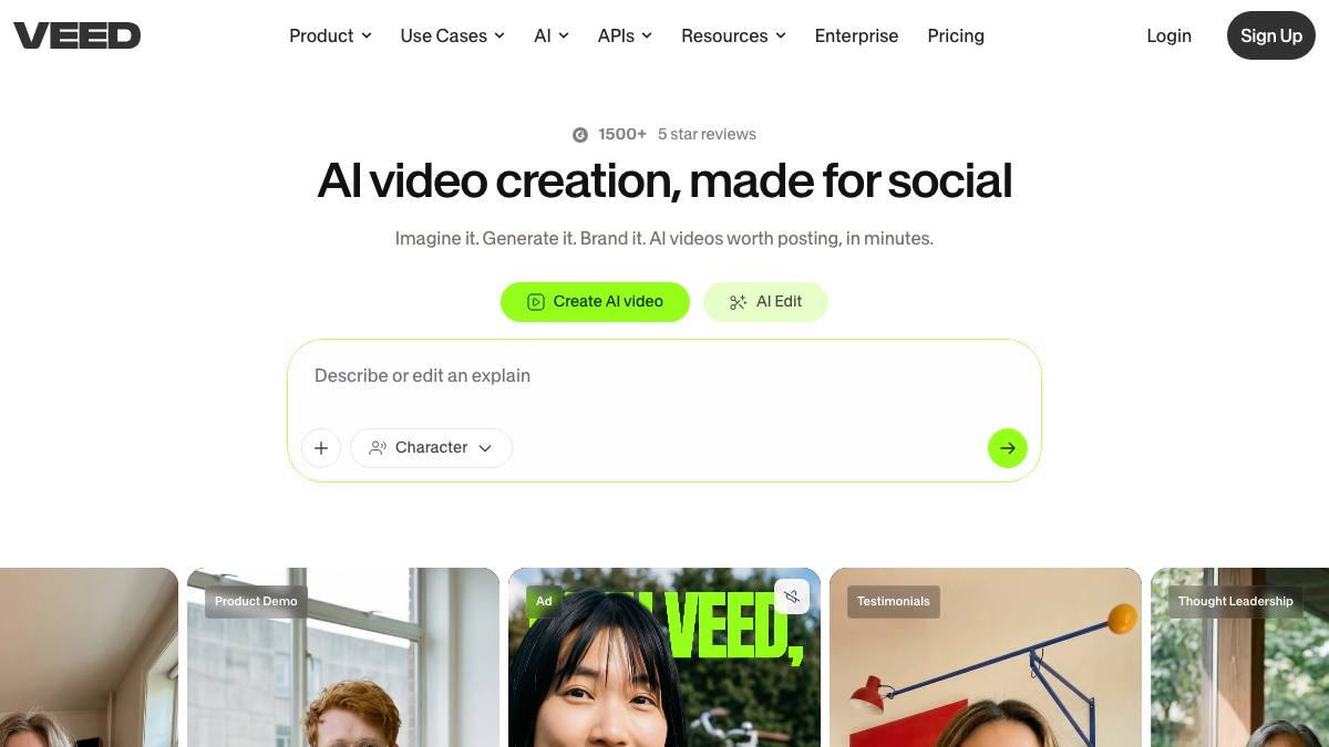 VEED screenshot