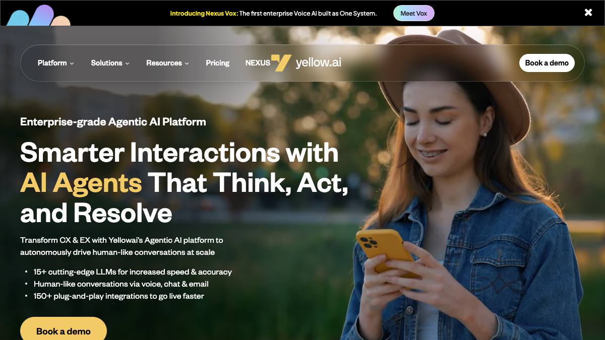 Yellow.ai screenshot